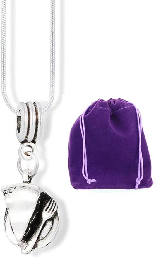 Pie Necklace | Baking Gifts for Women who Love to Bake and make Great Gifts for People that Like to Cook or Bakers Gifts for Women and Cooking Gifts for Women as Housewarming Gifts for Baking Gifts