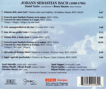 Bach / Arias & Oboe D'amore - CD (Used) - www.Shopthatapp.com