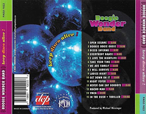 Boogie Wonder Band / Keep Disco Alive - CD (Used) - www.Shopthatapp.com