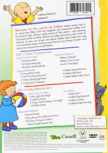 Caillou - 2Pack W/Lunchbag (Bilingual) - www.Shopthatapp.com