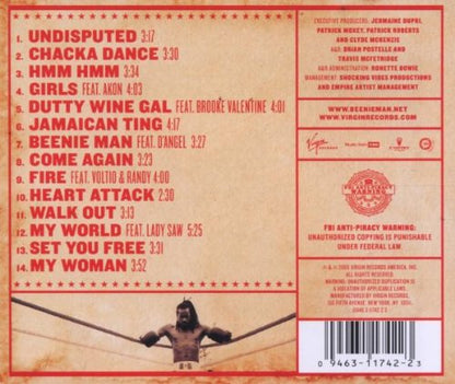 Beenie Man / Undisputed (Advisory) - CD (Used) - www.Shopthatapp.com