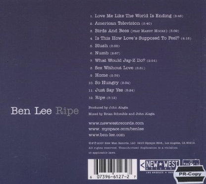 Ben Lee / Ripe - CD (Used) - www.Shopthatapp.com