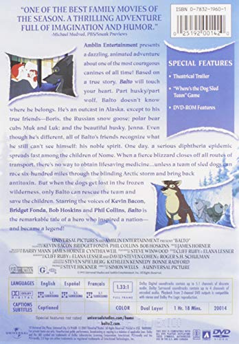Balto [DVD] (Bilingual) - www.Shopthatapp.com