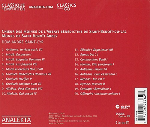 Choeur Des Moines De L'Abbaye / Pax: Chants grégoriens - CD (used) - www.Shopthatapp.com