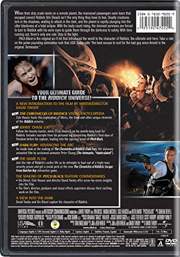 Chronicles of Riddick: Pitch Black (Widescreen) (Director's Cut) (Unrated) - DVD (Used)