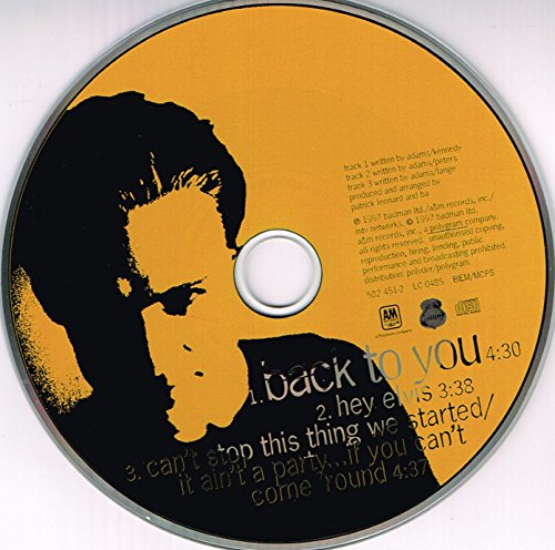 Back To You (3 Tracks)