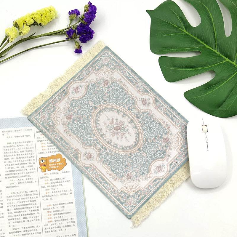 Office mouse pad, Suede fringe mouse pad Hot rubber  Bohemian style - www.Shopthatapp.com