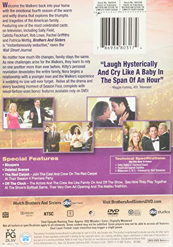 Brothers and Sisters: The Complete Fourth Season - DVD (Used) - www.Shopthatapp.com