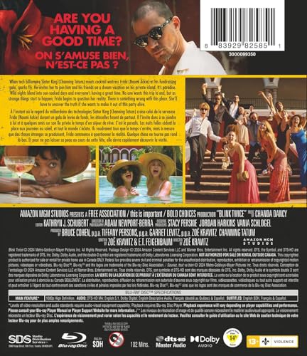 Blink Twice - Blu-Ray - www.Shopthatapp.com