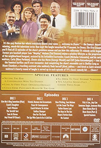 Cheers: Season 1 - DVD (Used) - www.Shopthatapp.com