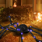 HOMCOM 3.25 Outdoor Halloween Decoration, Light-up Oversized Spider Halloween Prop With Light Up Bendable Legs - www.Shopthatapp.com