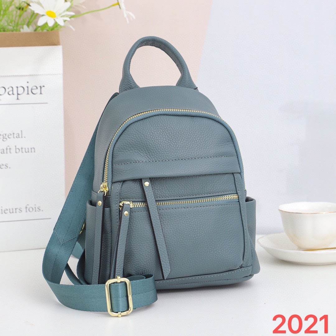 Fashion All-matching Leather Travel Bag Large-capacity Backpack - www.Shopthatapp.com