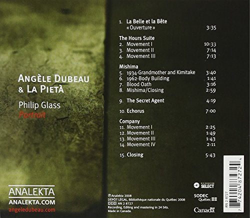 Angele Dubeau & La Pieta / Philip Glass : Portrait - CD (Used)