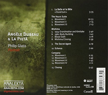 Angele Dubeau & La Pieta / Philip Glass : Portrait - CD (Used)