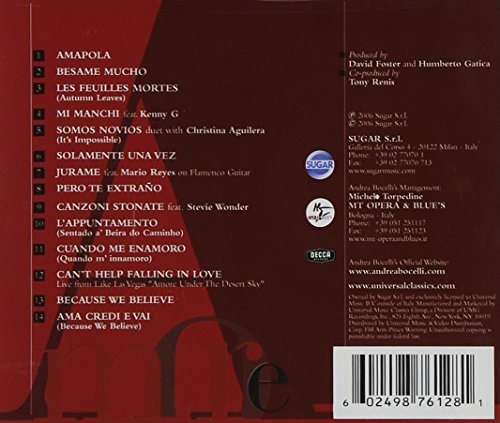 Andrea Bocelli / Amore - CD (Used)