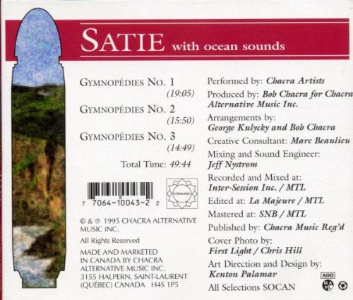 Chacra Artists / Satie with Oceans Sounds - CD (Used) - www.Shopthatapp.com