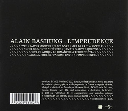 Alain Bashung / L'Imprudence - CD (Used)
