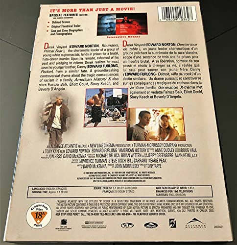 American History X (The Collector Series) (Widescreen) - DVD (Used) - www.Shopthatapp.com