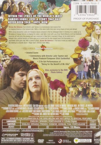 Across the Universe - DVD (Used)