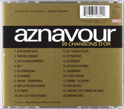 Charles Aznavour / 20 Chansons D'Or - CD (Used) - www.Shopthatapp.com
