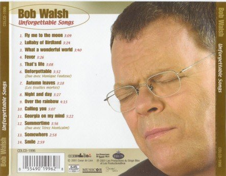 Bob Walsh / Unforgettable Songs - CD (Used) - www.Shopthatapp.com