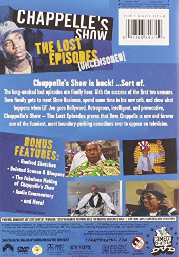 Chappelle's Show: The Lost Episodes (Uncensored) - DVD (Used) - www.Shopthatapp.com