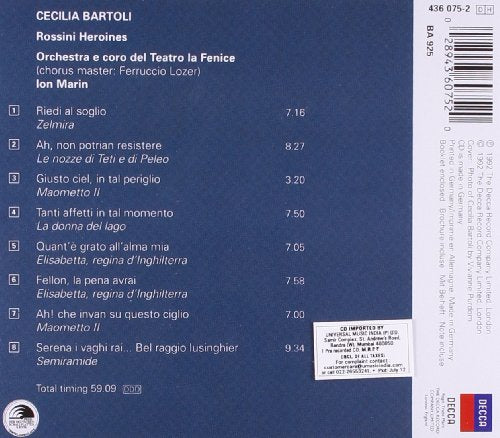 Cecilia Bartoli, Rossini / Heroines - CD (Used) - www.Shopthatapp.com