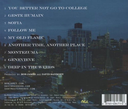 Bob James & David Sanborn / Quartette Humaine - CD - www.Shopthatapp.com