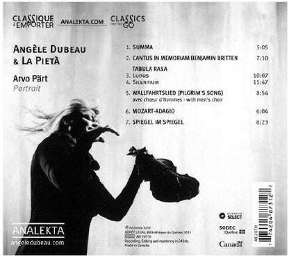 Angèle Dubeau / Arvo Pärt: Portrait - CD (Used)