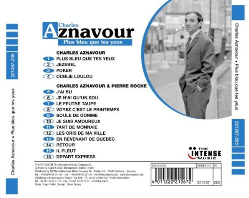 Charles Aznavour / Plus Bleu Que Tes Yeux - CD (Used) - www.Shopthatapp.com
