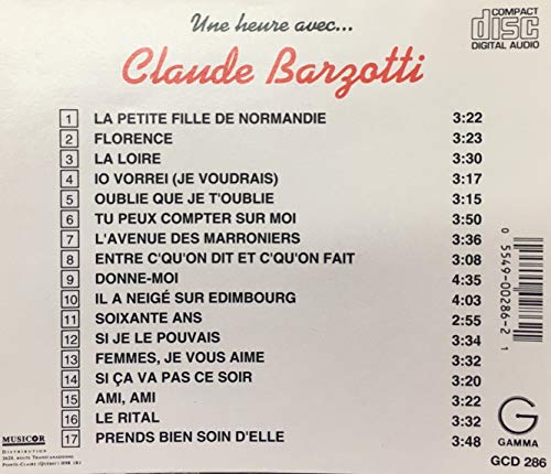 Claude Barzotti / Une heure avec... - CD (Used)