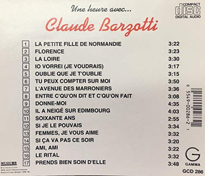 Claude Barzotti / Une heure avec... - CD (Used)