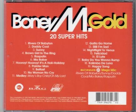 Boney M / Gold: 20 Super Hits - CD (Used) - www.Shopthatapp.com