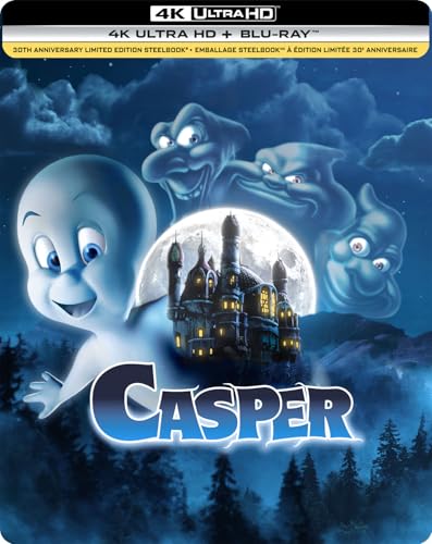 Casper: 30th Anniversary Limited Edition [Steelbook] - 4K/Blu-Ray - www.Shopthatapp.com