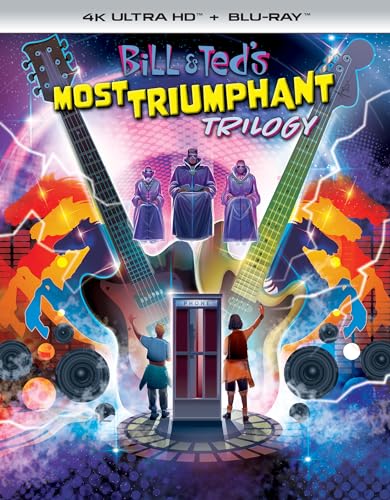 Bill & Ted's Most Triumphant Trilogy - 4K/Blu-Ray - www.Shopthatapp.com