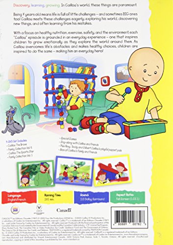 Caillou - 2Pack W/Lunchbag (Bilingual) - www.Shopthatapp.com