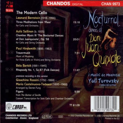 Bernstein Three Meditations From 'Mass' For Cello And Orchestra. Sallinen B.1935 Cello Musi - www.Shopthatapp.com