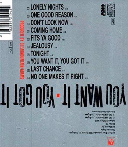 Bryan Adams / You Want It You Got It - CD (Used) - www.Shopthatapp.com