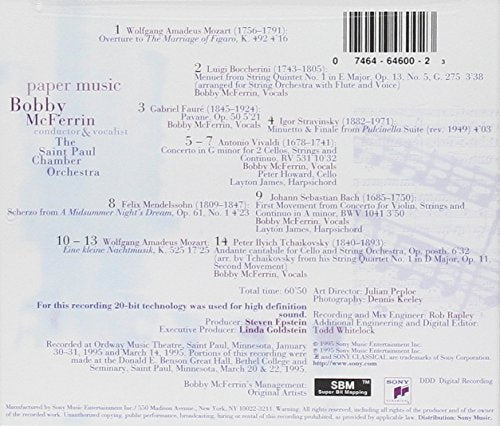 Bobby Mcferrin / Paper Music - CD (Used) - www.Shopthatapp.com