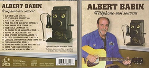 Albert Babin / Telephone-Moi Souvent - CD - www.Shopthatapp.com