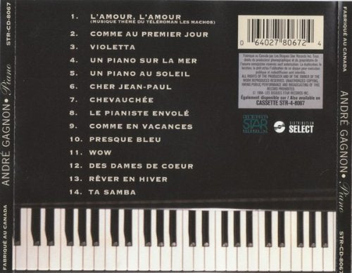 André Gagnon / Piano - CD (Used)