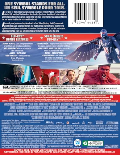 Captain America: Brave New World: Limited Steelbook - 4K/Blu-Ray - www.Shopthatapp.com