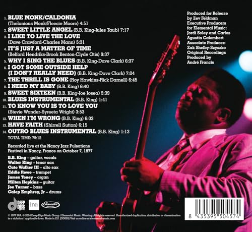B.B. King / In France: Live at the 1977 Nancy Jazz Pulsations Festival - CD - www.Shopthatapp.com