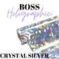 HTV- Boss Holographic - CRYSTAL SILVER - www.Shopthatapp.com