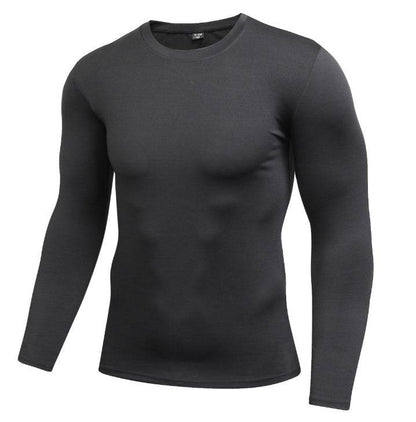 Men's Blank Long Sleeve Compression Top - www.Shopthatapp.com