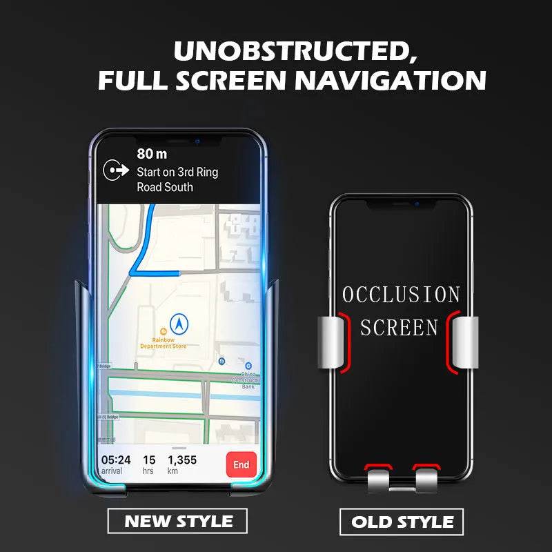 Car Mount bracket for mobile telephone Air vent mount Cradle Universal Car Phone Holder - www.Shopthatapp.com