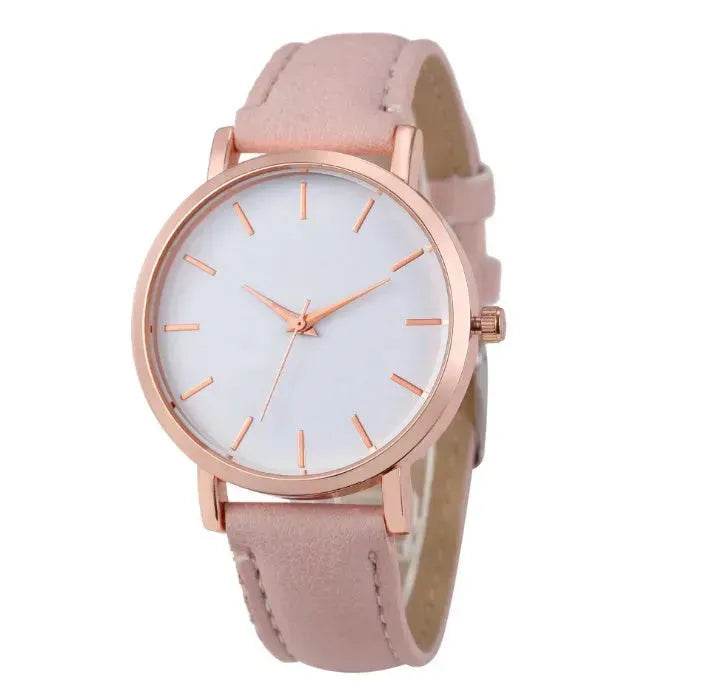 Unisex Leather quartz watch - www.Shopthatapp.com