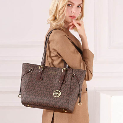 Big Retro Fashion Brown Leather bucket Bag - www.Shopthatapp.com