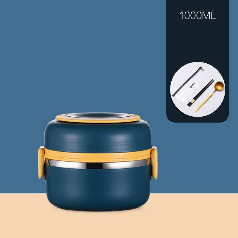 304 Stainless Steel Multi-layer Thermal insulated lunch container - www.Shopthatapp.com