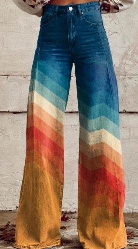 Women's Casual Pants Thin Imitation Jeans - www.Shopthatapp.com